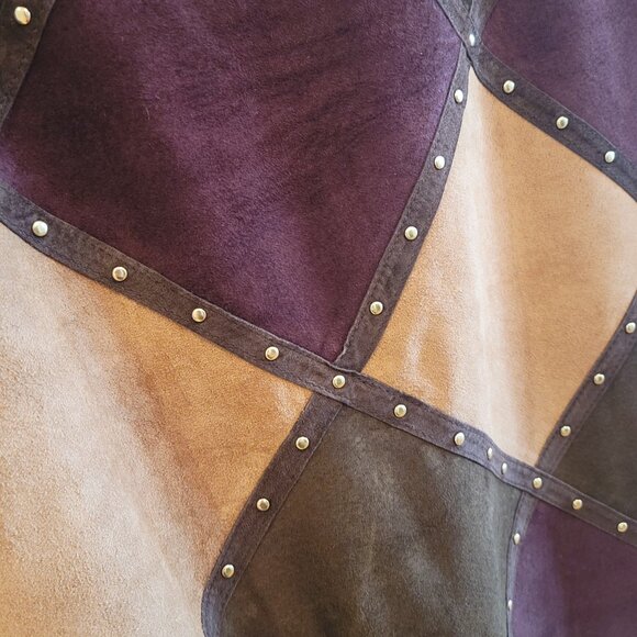 WORTH NEW YORK Genuine Suede Leather Skirt - Sz 10 - MINT CONDITION - Picture 2 of 5